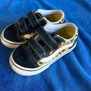 Vans sunflower kids shoes